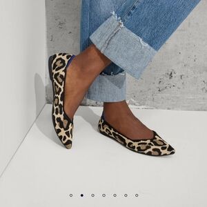 Rothy's The Point Slip On Flats Desert Cat Size 7